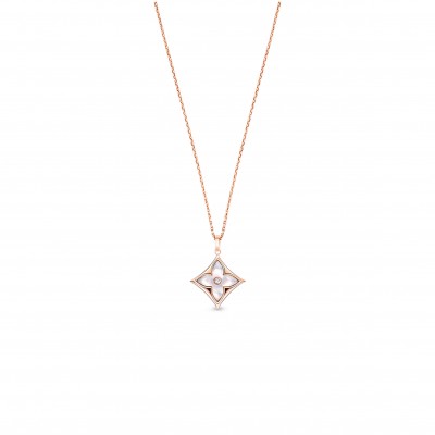 LOUIS VUITTON COLOUR BLOSSOM XL MEDALLION, PINK GOLD, WHITE MOTHER-OF-PEARL AND DIAMOND Q93896